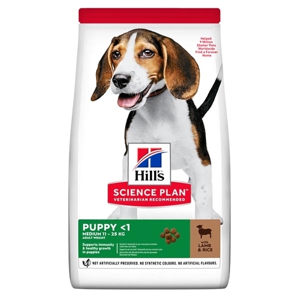 HILL'S SCIENCE PLAN MEDIUM PUPPY CON AGNELLO E RISO