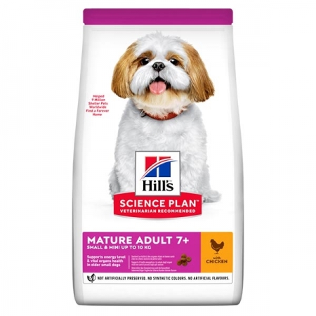 HILL'S SCIENCE PLAN SMALL & MINI MATURE ADULT 7+ CON POLLO Cani