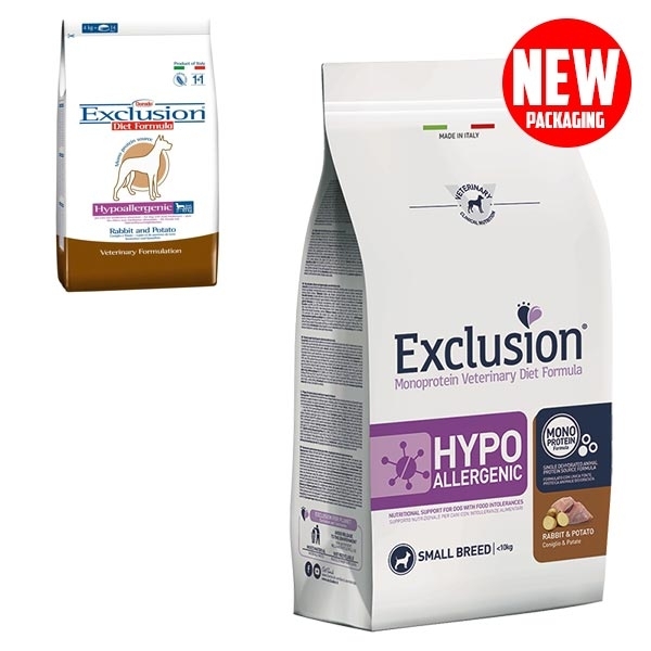 DIET HYPOALLERGENIC SMALL BREED CONIGLIO E PATATE