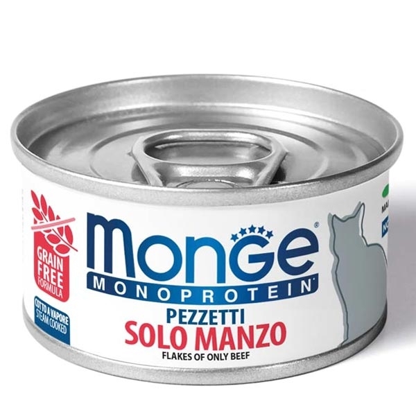 MONGE MONOPROTEICO PEZZETTI SOLO MANZO