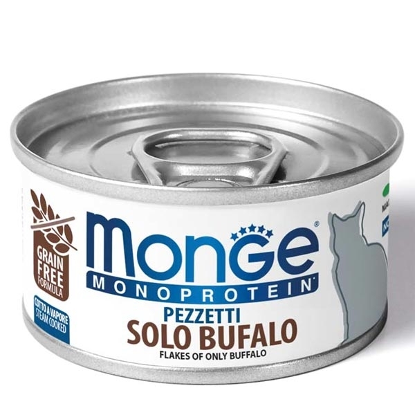 MONGE MONOPROTEICO PEZZETTI SOLO BUFALO